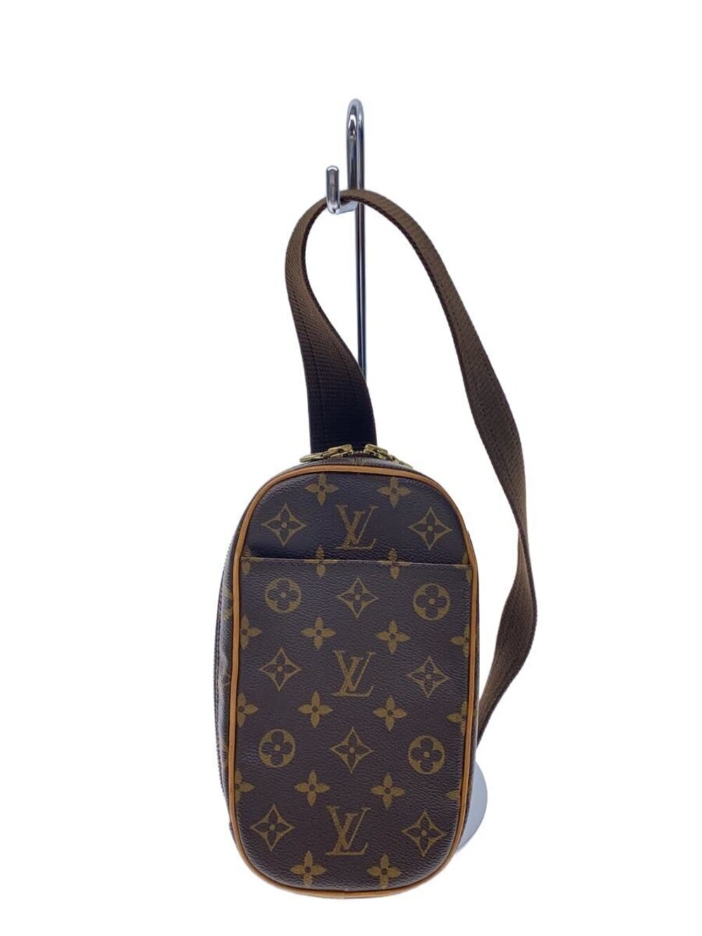LOUIS VUITTON Pochette Gange Waist Bag Brown All over